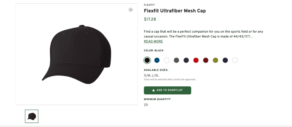 Flexfit Ultrafiber Mesh Cap