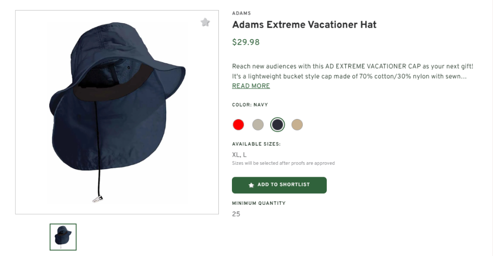 Adams Vacationer Hat