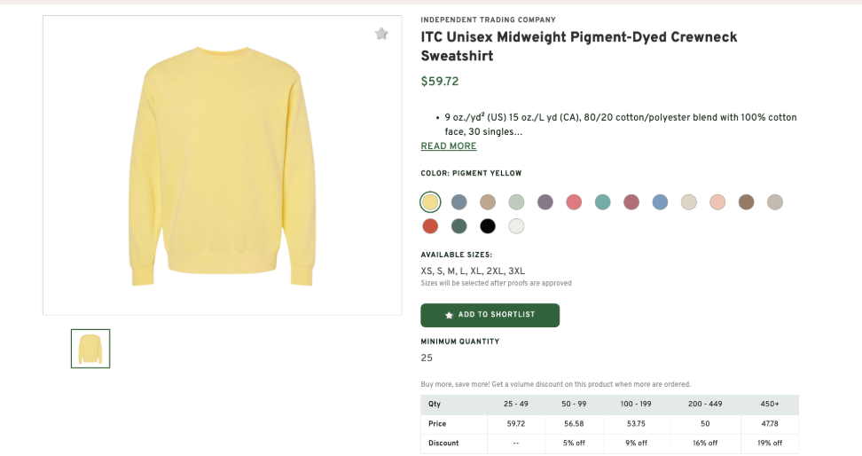 Unisex Midweight Crewneck Sweatshirt