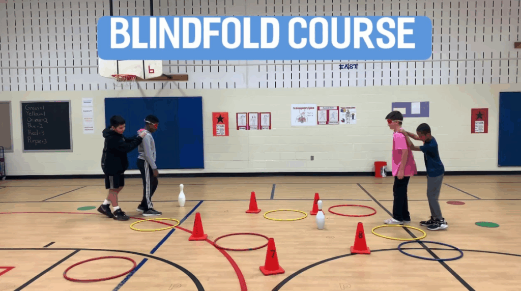 Blindfolded Obstacle Course