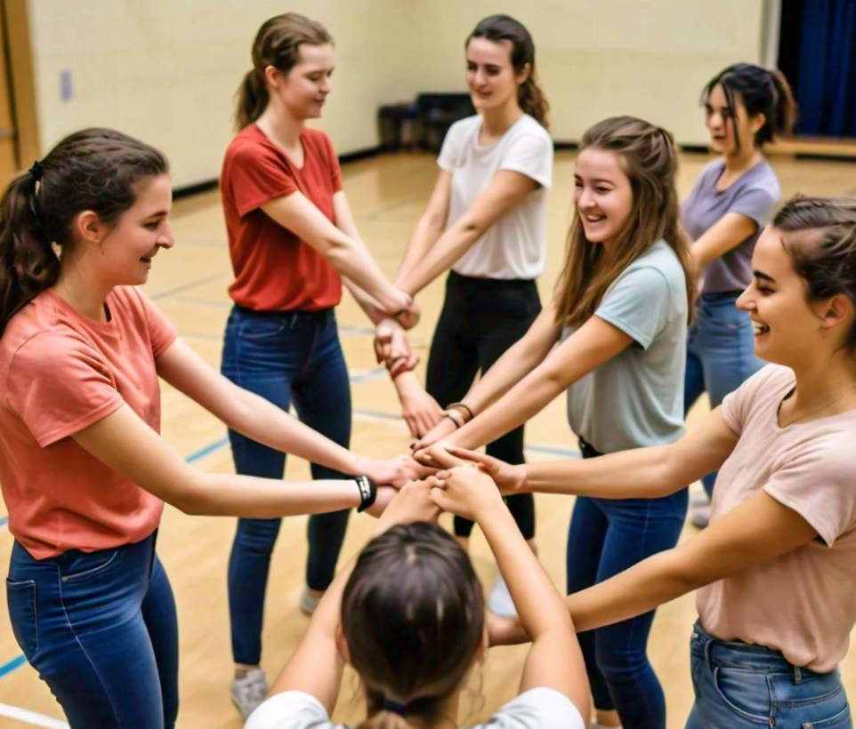 Human Knot- team building idea