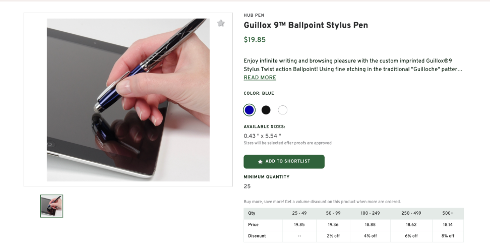 Guillox Ballpoint Stylus Pen