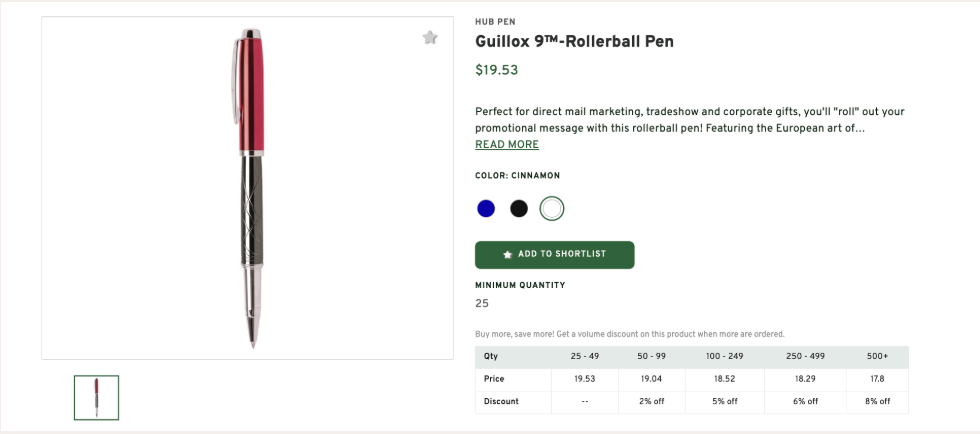 Guillox Rollerball Pen