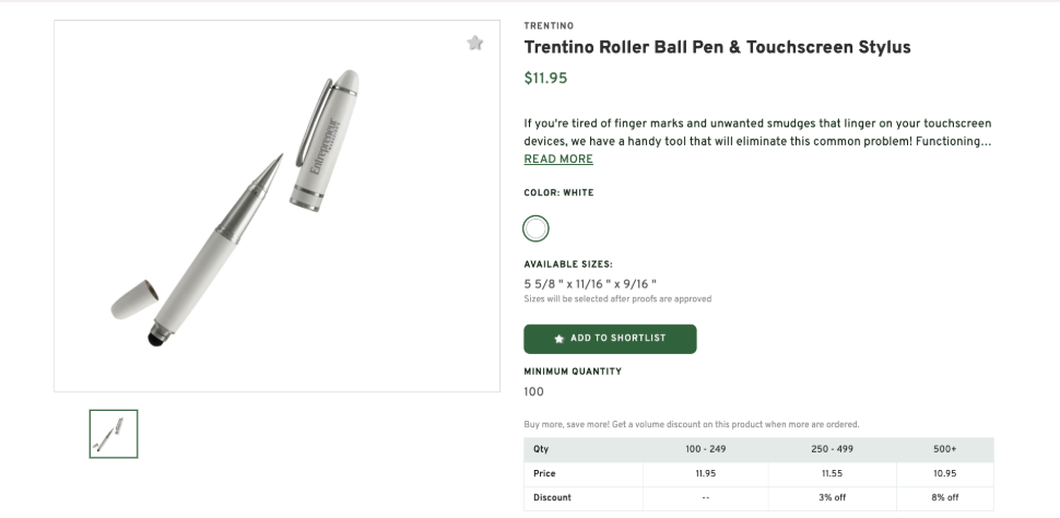 Trentino Roller Ball Pen