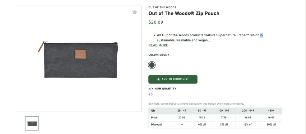 Out of The Woods Zip Pouch