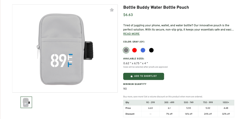 Bottle Buddy Water Bottle Pouch