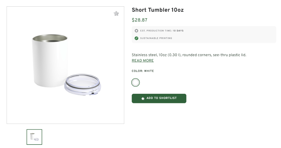 Short Tumbler (10oz)