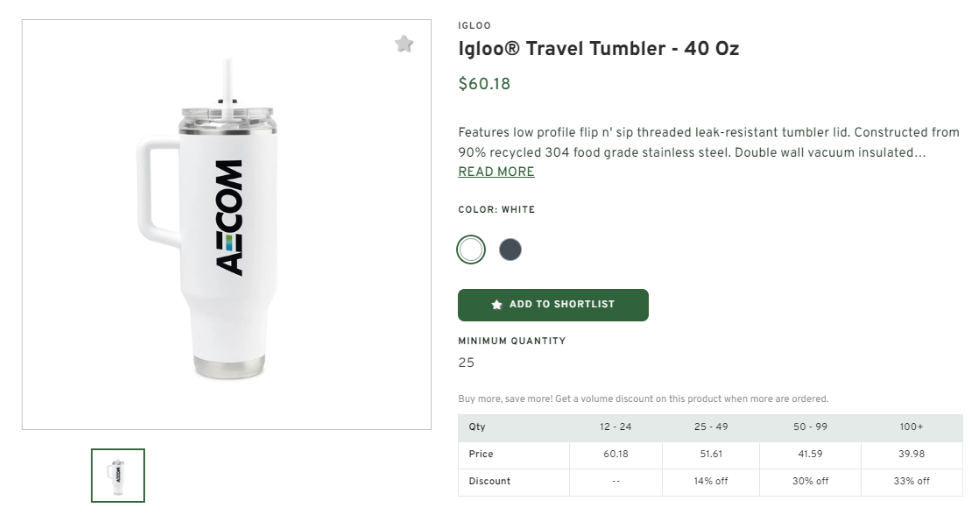 Igloo Travel Tumbler ( 40oz)
