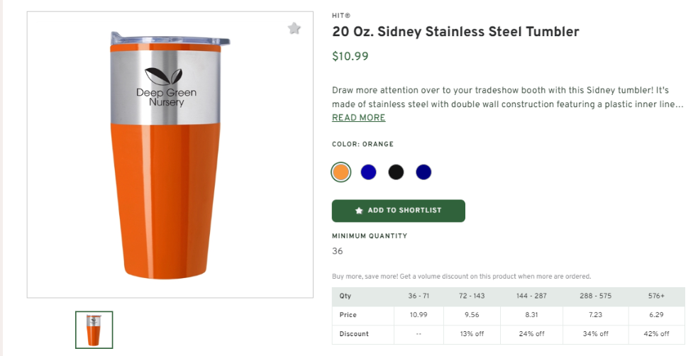 HIT Sidney Stainless Steel Tumbler