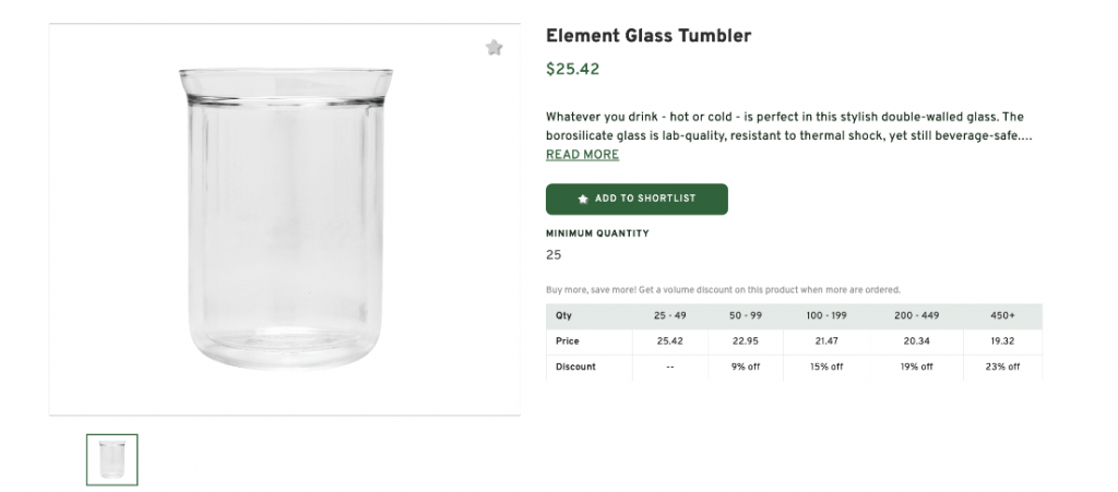 Element Glass Tumbler