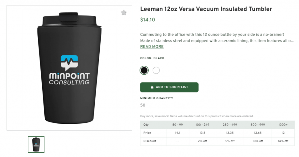 Leeman Versa Vacuum Insulated Tumbler