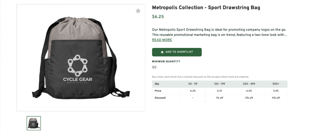 Metropolis Sport Drawstring Bag