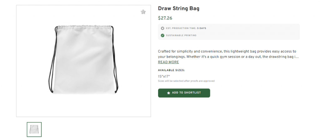 Regular Draw String Bag