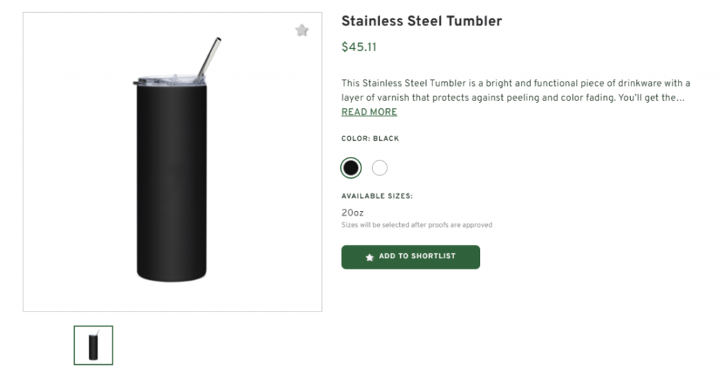 Stainless Steel Tumbler