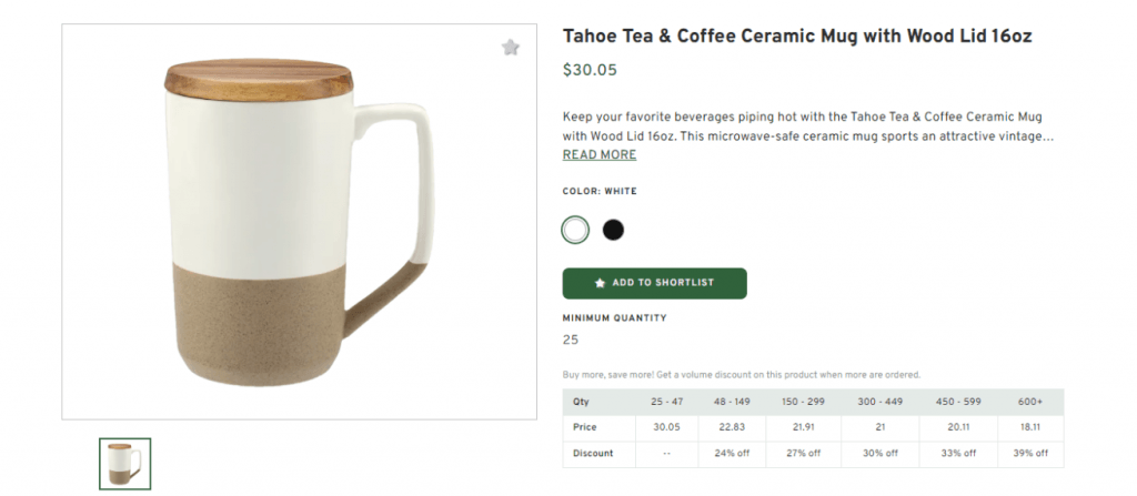 Tahoe Tea & Coffee Ceramic Mug