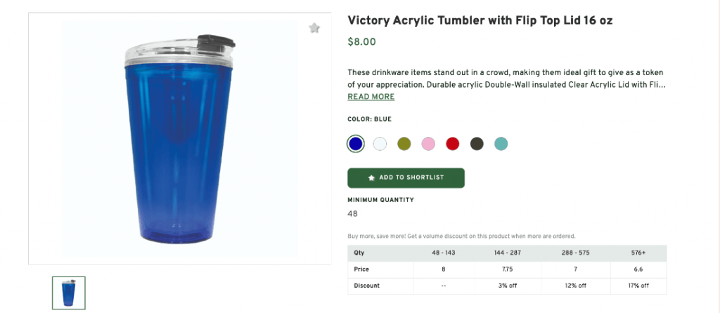 Victory Acrylic Tumbler