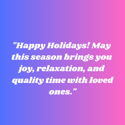 Holiday Greetings for Employees