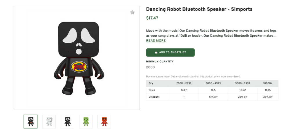 Dancing Robot Bluetooth Speaker