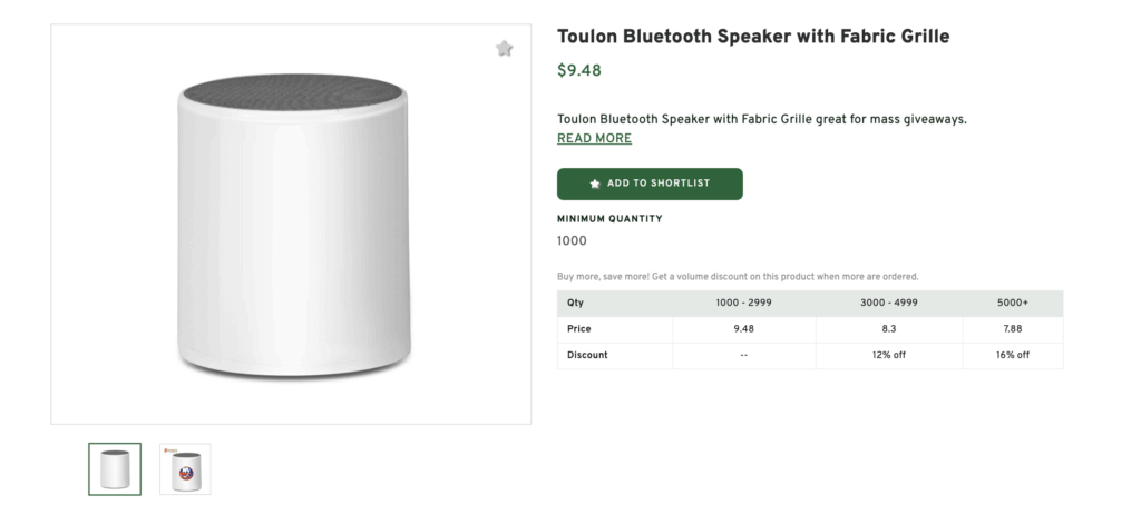 Toulon Bluetooth Speaker