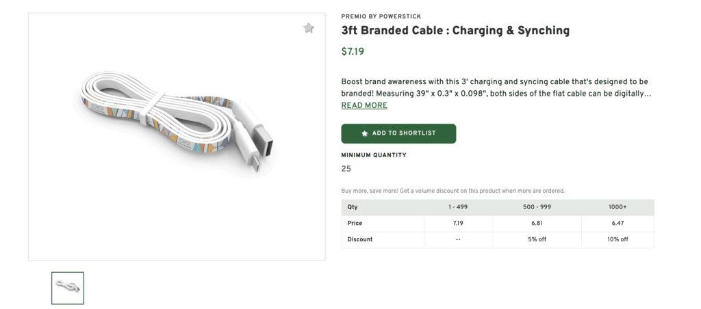 Branded Charging Cable