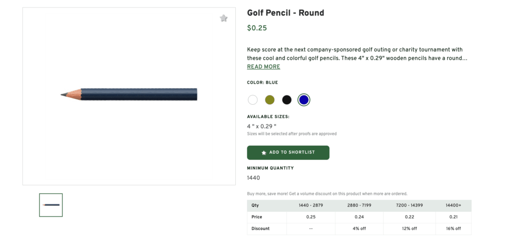 Golf Pencil