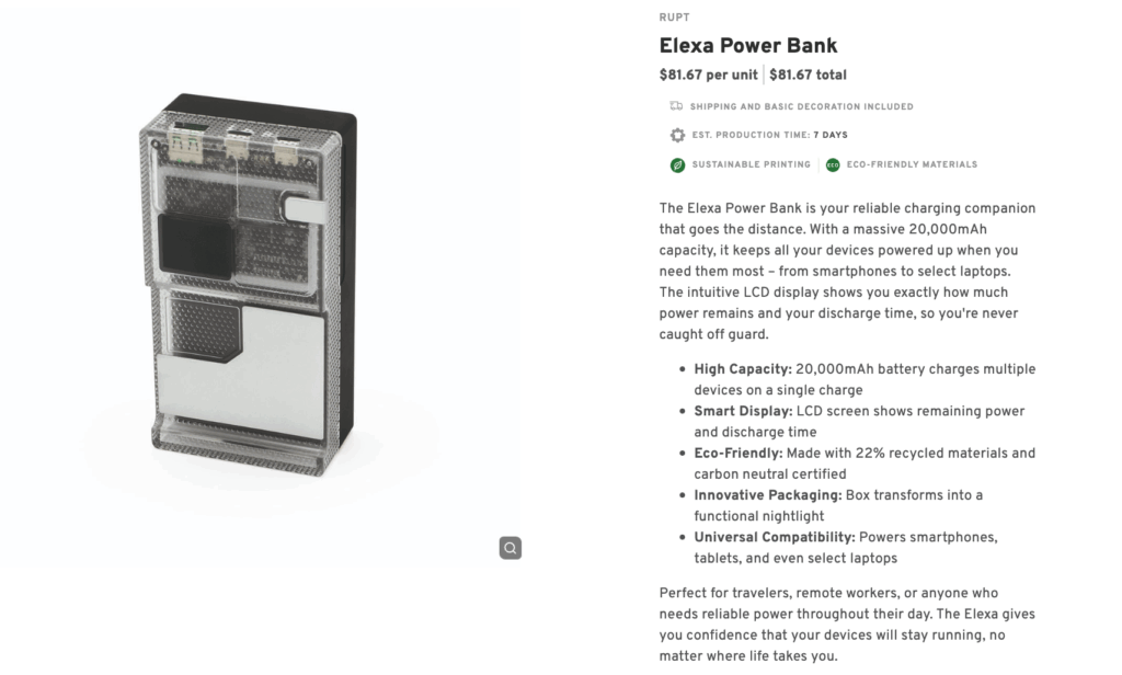 Rupt Elexa Power Bank