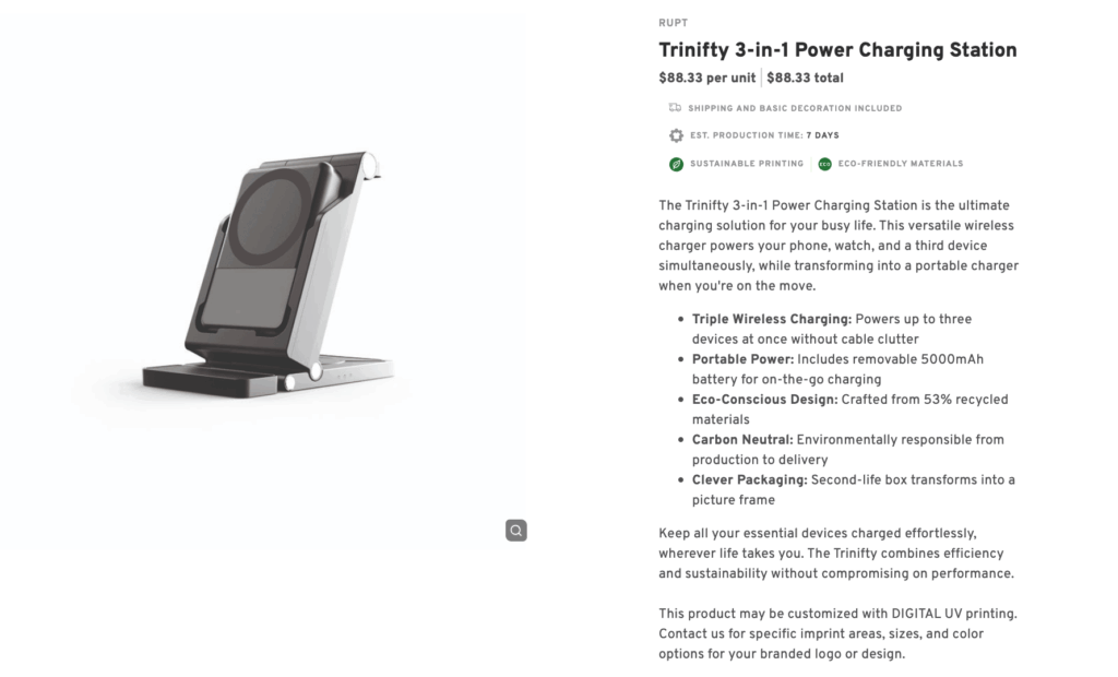 3-in-1 Power Charging Station