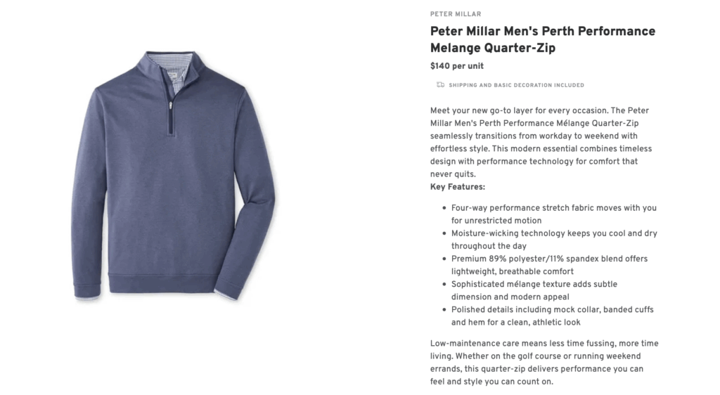 Peter Millar Men's Quarter-Zip