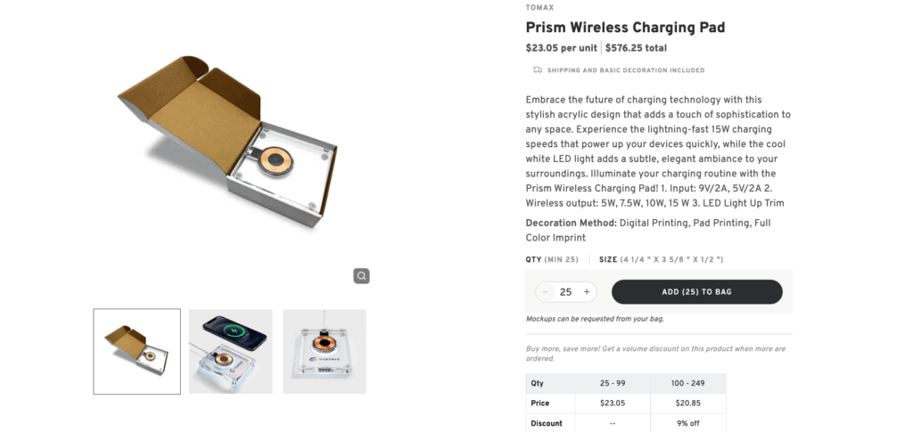 Bamboo Wireless Charging Pad