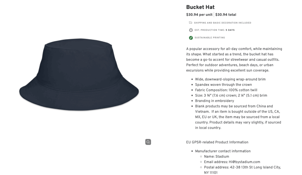 Bucket Hat