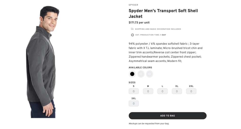 Spyder Men's Transport Soft Shell Jacket