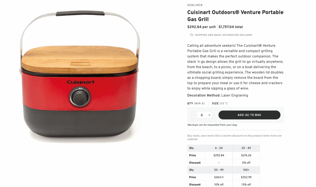 Venture Portable Gas Grill